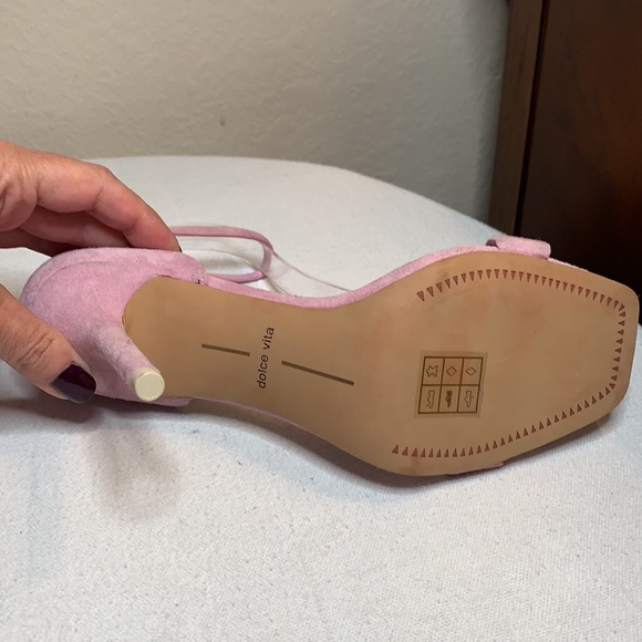 🌸 Dolce Vita Violet Pink Suede Heel - Picture 5 of 9